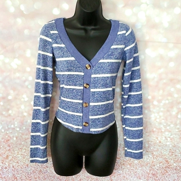 Poof V-Neck Soft Fitted Top - Picture 1 of 3